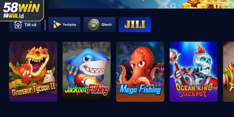 Cập nhật tổng quan về bắn cá JILI 58WIN
