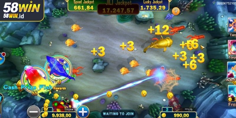 Jackpot Đánh Cá 58WIN Khám Phá Thế Giới Săn Thưởng Lớn 2 Giải thưởng khổng lồ cơ hội đổi đời chỉ trong tầm tay