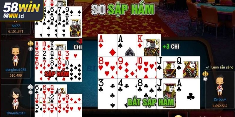 Mậu Binh 58WIN - Hướng Dẫn Quy Tắc Và Chiến Thuật Hiệu Quả 3 Ưu tiên tổ hợp 4 cặp